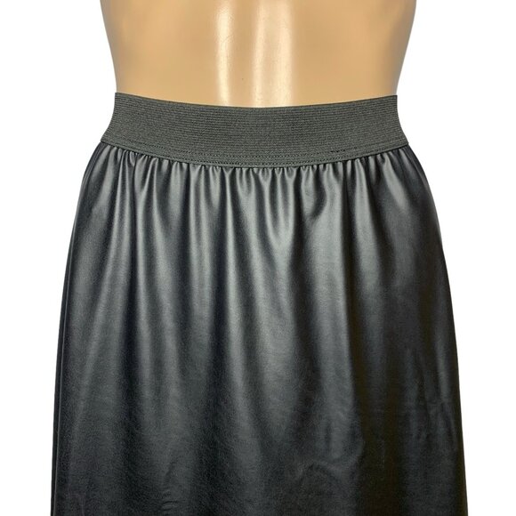 Persona by Marina Rinaldi Black A-Line Midi Skirt Women’s Size XL NWT Designer. - Picture 3 of 9